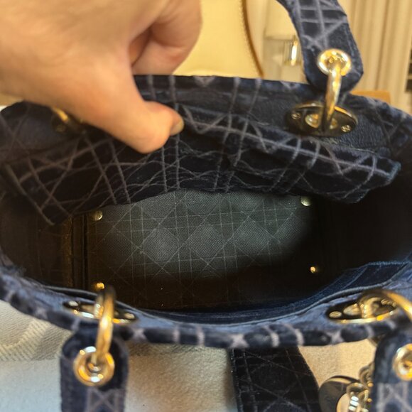 Christian Lady Dior Bag with Strap - Picture 12 of 16